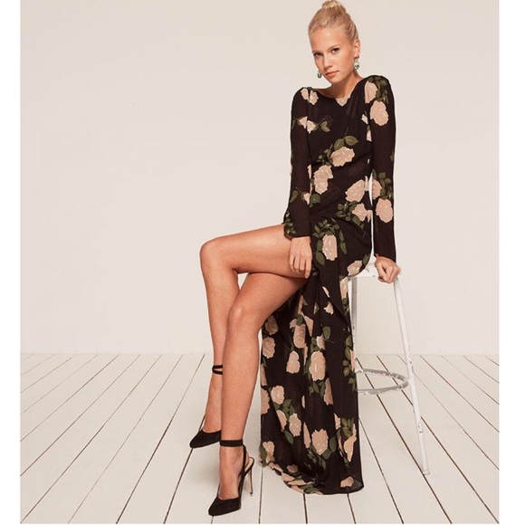 Reformation Dresses & Skirts - Reformation Rome Dress NEW Backless Size 6 Floral